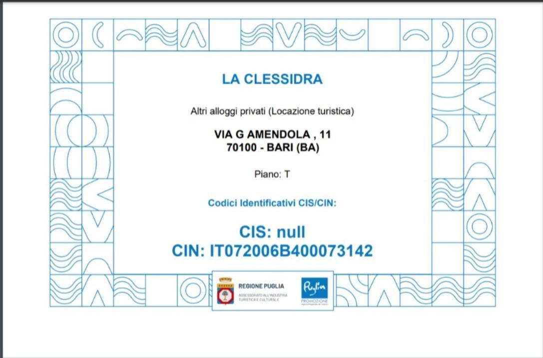 La Clessidra B&B Bari Buitenkant foto